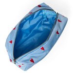 Multifunkční taška STUDIO NOOS Pouch Light Blue Hearts Puffy | Lavly.cz