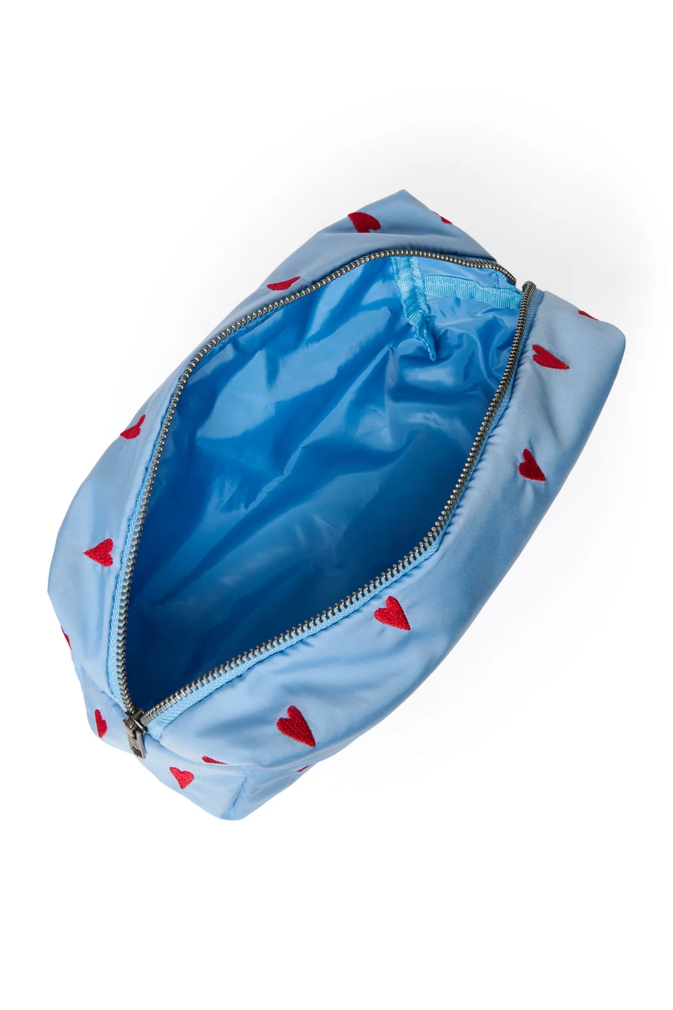 Multifunkční taška STUDIO NOOS Pouch Light Blue Hearts Puffy | Lavly.cz