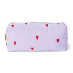 Multifunkční taška STUDIO NOOS Pouch Purple Hearts Puffy | Lavly.cz