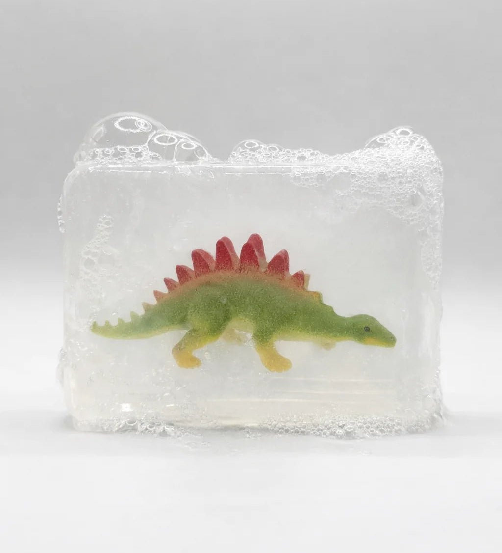 Mýdlo s hračkou uvnitř LUDI SOAP Dino Stegosaurus 2 | Lavly.cz