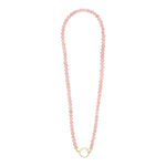 Náhrdelník DESIGN LETTERS Růžový opál | Lavly.cz