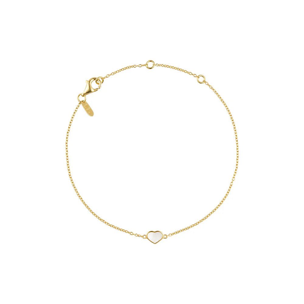 Náramek DESIGN LETTERS Little Big Love Perleť | Lavly.cz