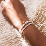 Náramky MRS. ERTHA Mother & Daughter Light Shell Stone | Stylové doplňky pro děti a ženy | Lavly.cz