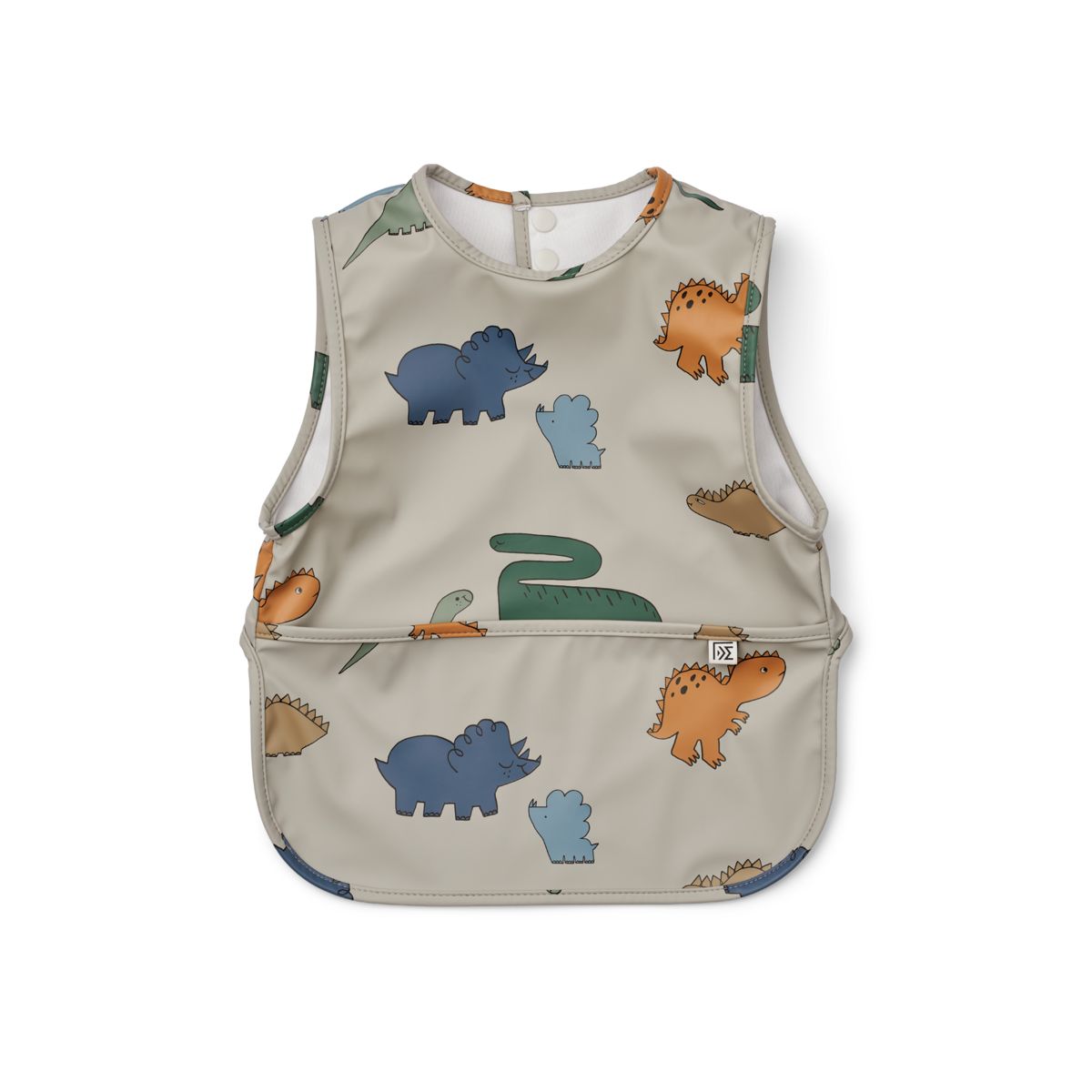 Nepromokavý bryndák LIEWOOD Bria Dinosaurs / Mist | Stylové doplňky pro děti a ženy | Lavly.cz