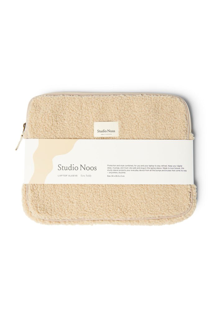 Obal na notebook STUDIO NOOS Ecru Teddy | Stylové doplňky pro děti a ženy | Lavly.cz