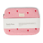 Obal na notebook STUDIO NOOS Light Pink Teddy Hearts | Lavly.cz