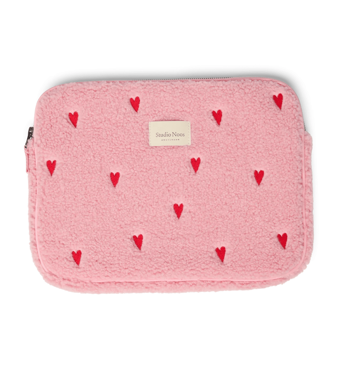 Obal na notebook STUDIO NOOS Light Pink Teddy Hearts | Lavly.cz