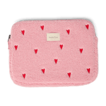 Obal na notebook STUDIO NOOS Light Pink Teddy Hearts | Lavly.cz