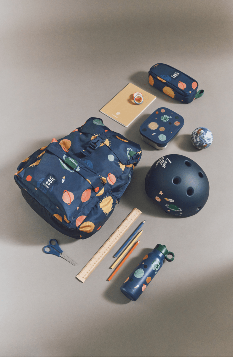 Penál LIEWOOD Andrey Universe / Classic Navy | Stylové doplňky pro děti a ženy | Lavly.cz