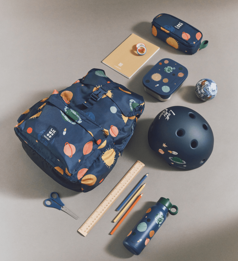 Penál LIEWOOD Andrey Universe / Classic Navy | Stylové doplňky pro děti a ženy | Lavly.cz