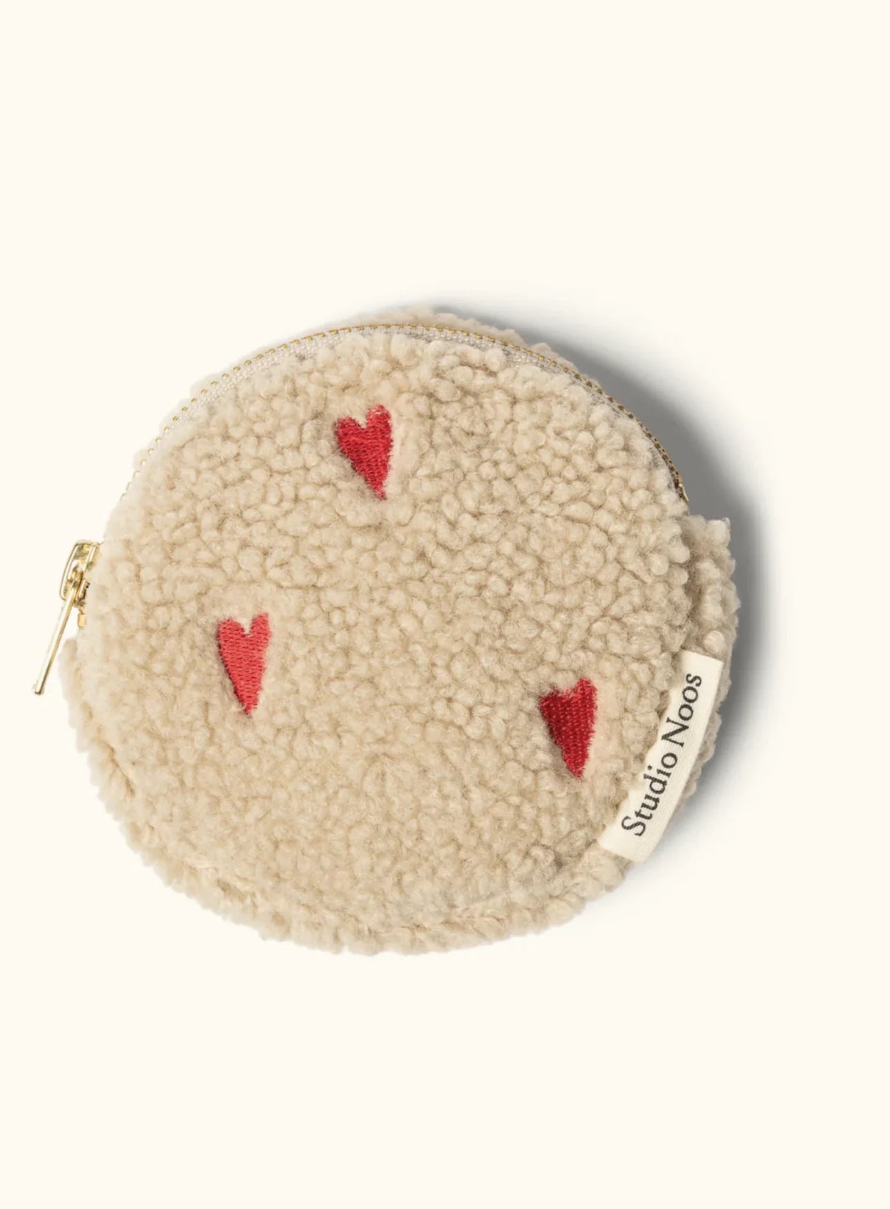 Peněženka STUDIO NOOS Teddy Ecru Hearts | Lavly.cz