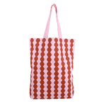 Plátěná taška KADO DESIGN Wavy Light Fuchsia / Rust | Lavly.cz