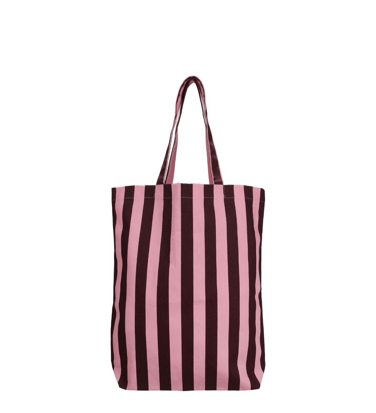 Plátěná taška TINNE+MIA Stripes Chocolate + Bubblegum | Lavly.cz