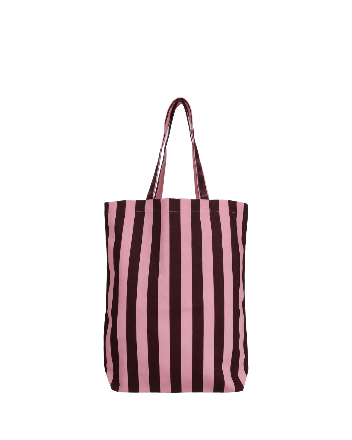 Plátěná taška TINNE+MIA Stripes Chocolate + Bubblegum | Lavly.cz