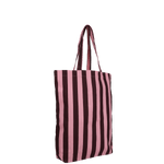 Plátěná taška TINNE+MIA Stripes Chocolate + Bubblegum | Lavly.cz