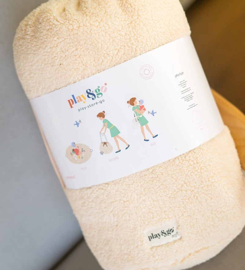 PLAY&GO BABY Hrací podložka / Vak na hračky / Taška Teddy Beige | Lavly.cz
