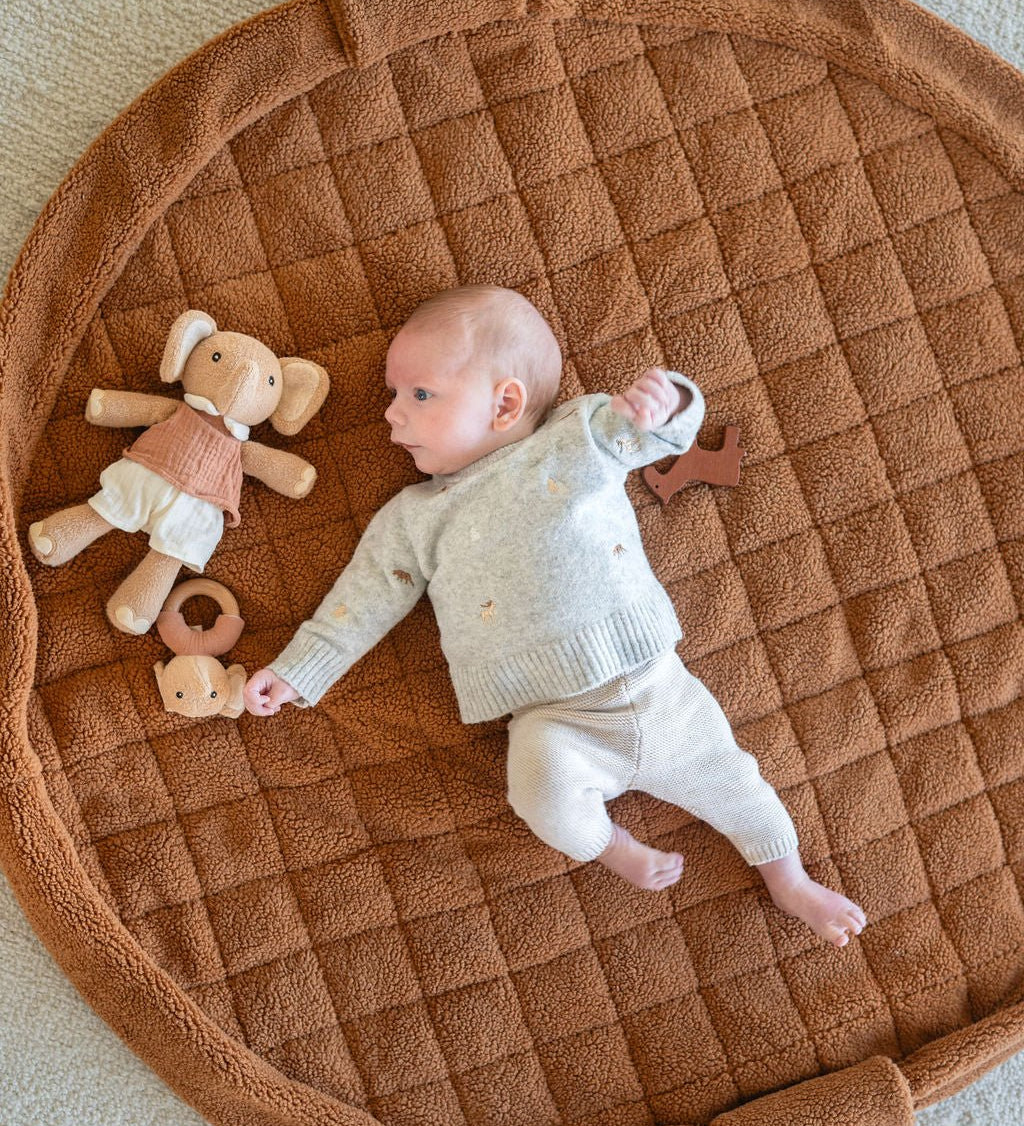 PLAY&GO BABY Hrací podložka / Vak na hračky / Taška Teddy Brown | Lavly.cz
