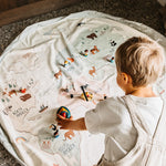 PLAY&GO Hrací podložka / vak na hračky Mapa světa | Lavly.cz