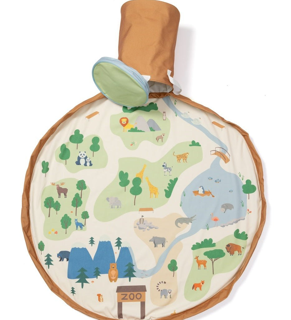 PLAY&GO Hrací podložka / vak na hračky Soo Zoo | Lavly.cz