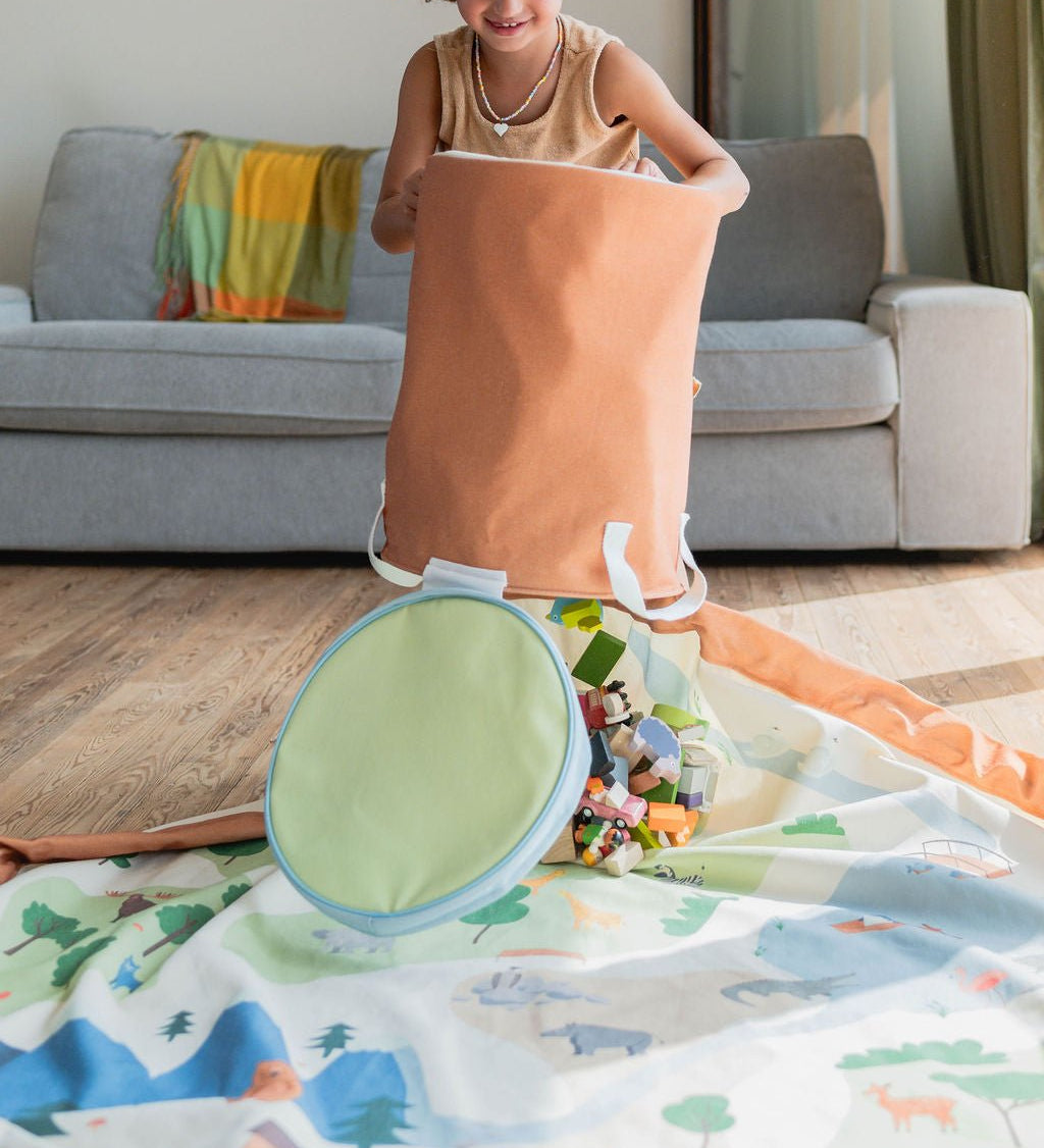 PLAY&GO Hrací podložka / vak na hračky Soo Zoo | Lavly.cz