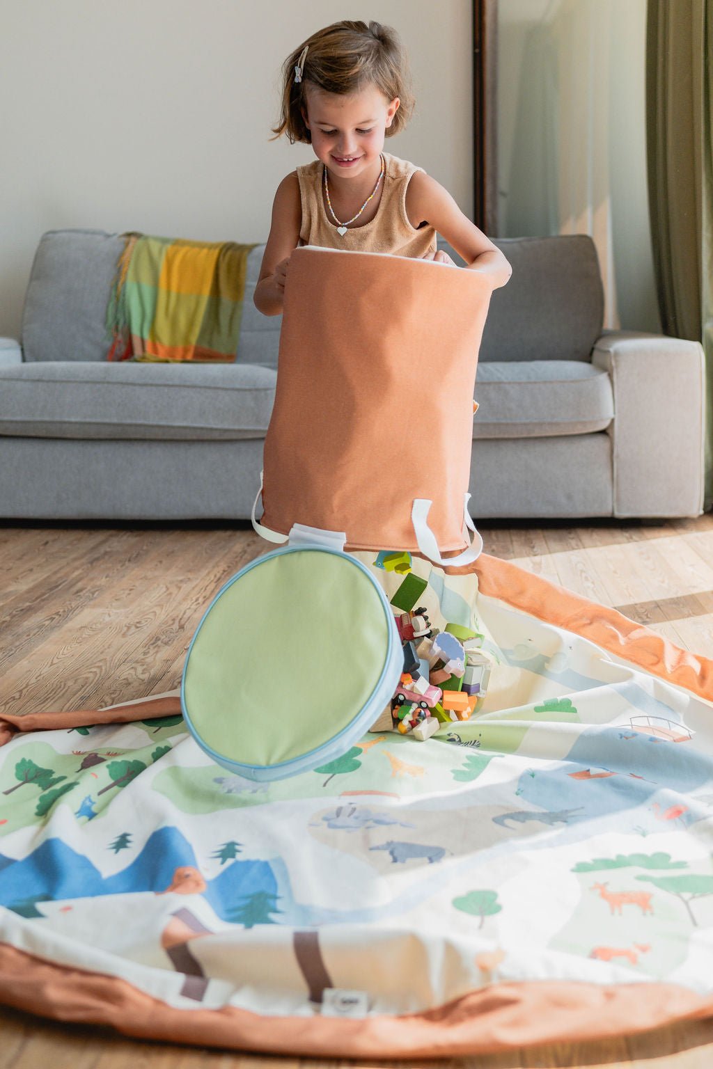 PLAY&GO Hrací podložka / vak na hračky Soo Zoo | Lavly.cz