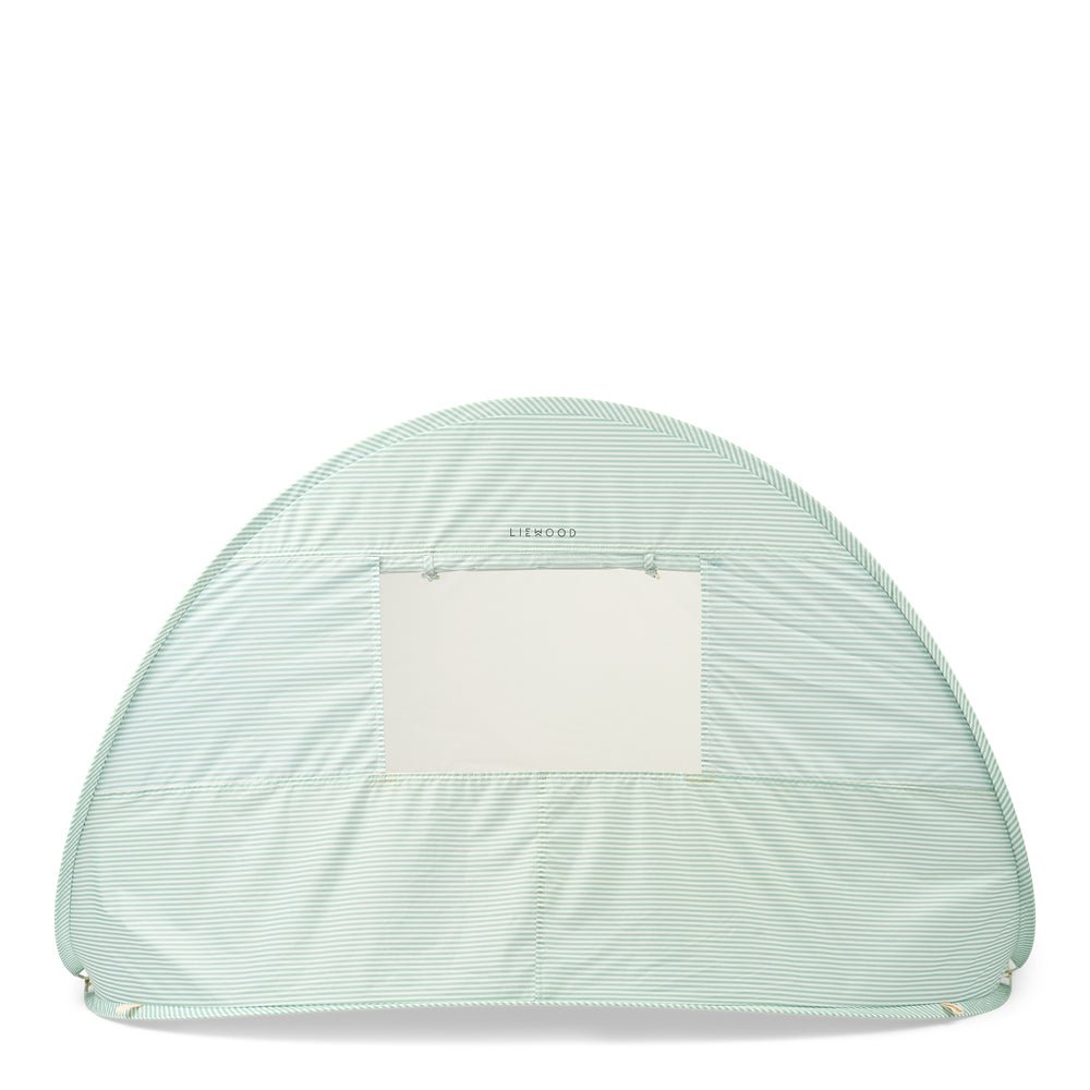 Plážový stan SPF40 LIEWOOD Cassie Proužky Peppermint / Creme de la Creme | Lavly.cz