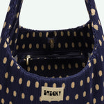 Plisovaná taška THE STICKY SIS CLUB Dots Marine + Marzipan | Lavly.cz