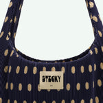 Plisovaná taška THE STICKY SIS CLUB Dots Marine + Marzipan | Lavly.cz