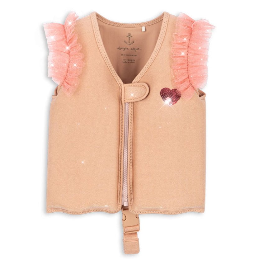 Plovací vesta KONGES SLOJD Gemma Evening Sand | Stylové doplňky pro děti a ženy | Lavly.cz