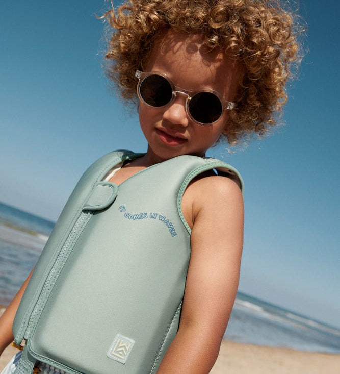 Plovací vesta LIEWOOD Dove It comes in waves / Peppermint | Lavly.cz