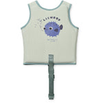 Plovací vesta LIEWOOD Dove Seersusucker Peppermint / Sandy | Lavly.cz