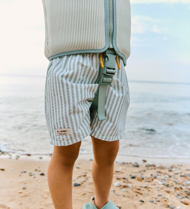 Plovací vesta LIEWOOD Dove Seersusucker Peppermint / Sandy | Lavly.cz