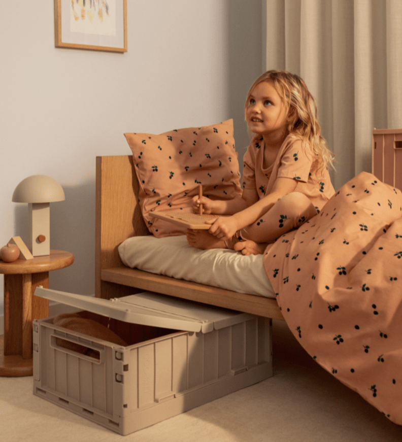 Pojízdný úložný box pod postel LIEWOOD Weston s víkem Sandy | Stylové doplňky pro děti a ženy | Lavly.cz