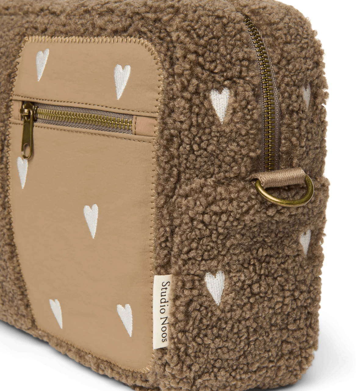Přebalovací organizér STUDIO NOOS Brown Teddy Hearts | Lavly.cz