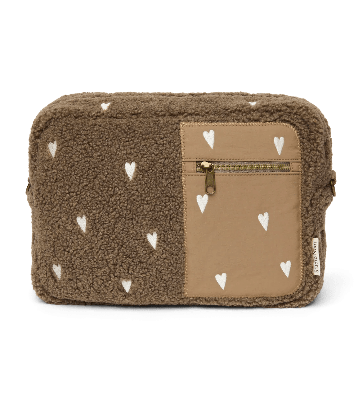 Přebalovací organizér STUDIO NOOS Brown Teddy Hearts | Lavly.cz