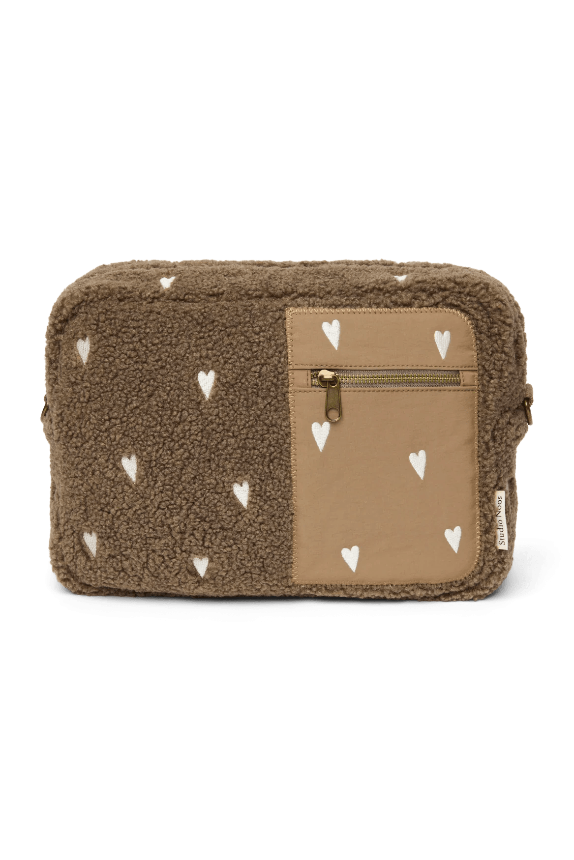 Přebalovací organizér STUDIO NOOS Brown Teddy Hearts | Lavly.cz