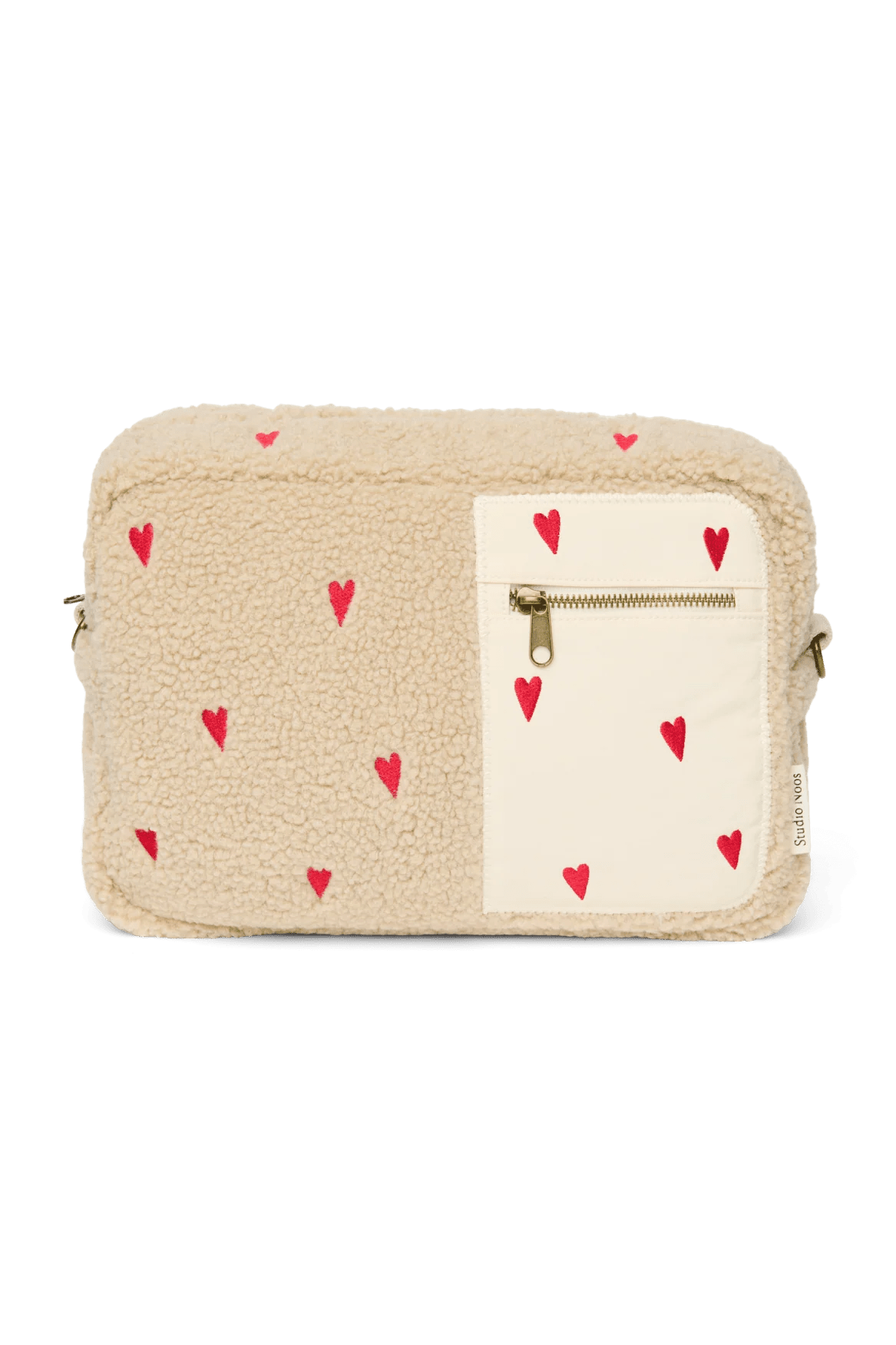 Přebalovací organizér STUDIO NOOS Ecru Teddy Hearts | Lavly.cz