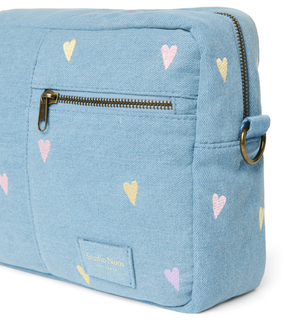Přebalovací organizér STUDIO NOOS Light Blue Hearts Denim | Lavly.cz
