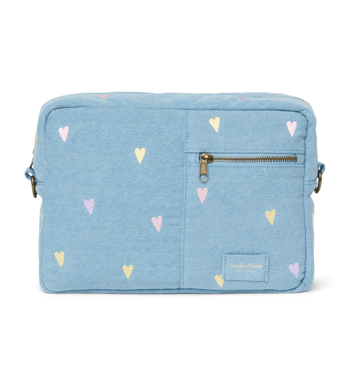 Přebalovací organizér STUDIO NOOS Light Blue Hearts Denim | Lavly.cz
