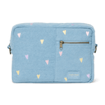 Přebalovací organizér STUDIO NOOS Light Blue Hearts Denim | Lavly.cz