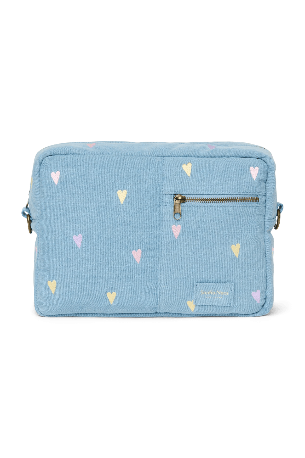 Přebalovací organizér STUDIO NOOS Light Blue Hearts Denim | Lavly.cz