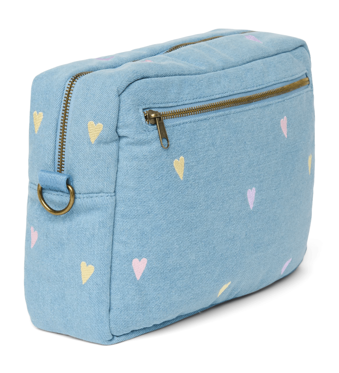 Přebalovací organizér STUDIO NOOS Light Blue Hearts Denim | Lavly.cz