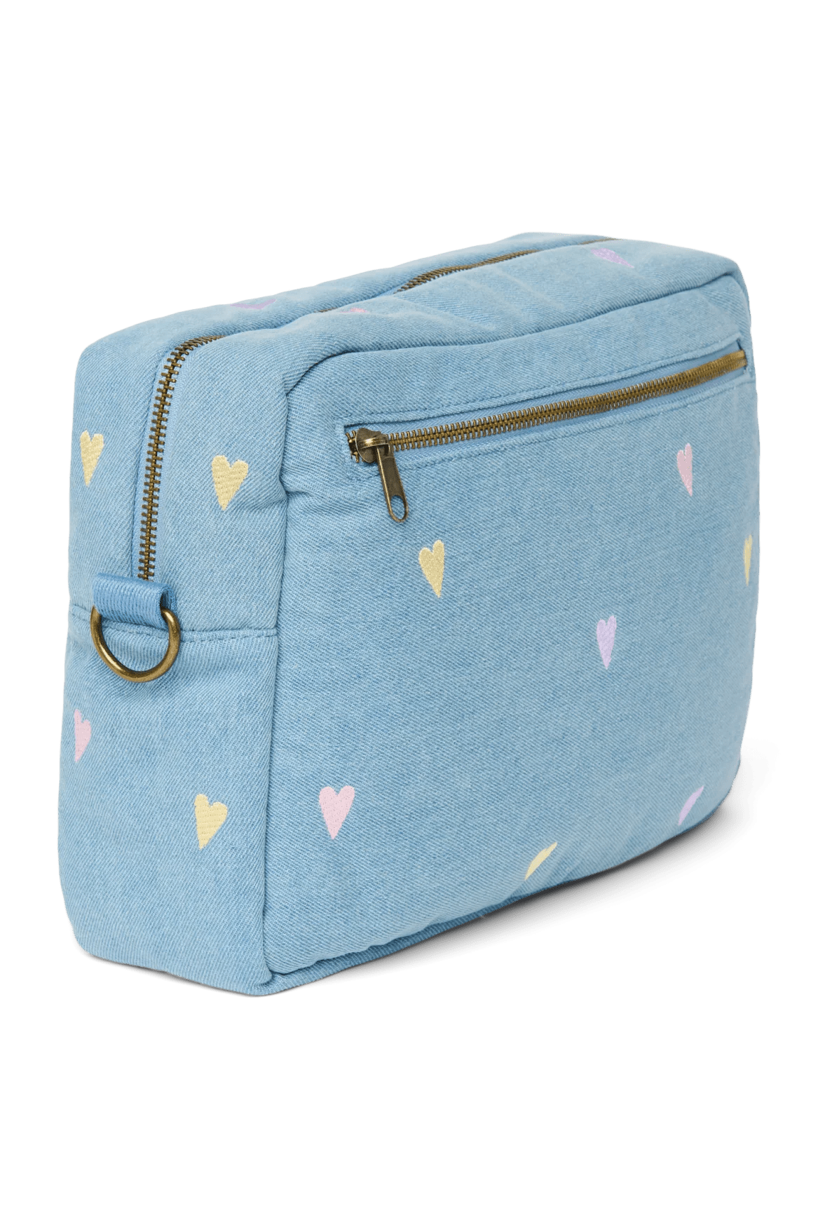Přebalovací organizér STUDIO NOOS Light Blue Hearts Denim | Lavly.cz