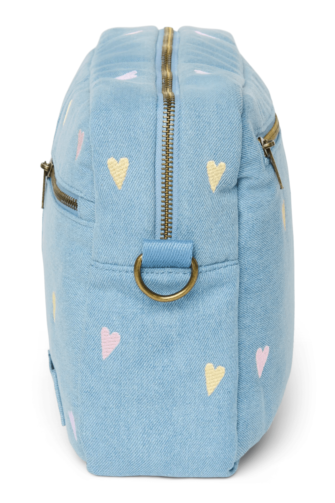 Přebalovací organizér STUDIO NOOS Light Blue Hearts Denim | Lavly.cz