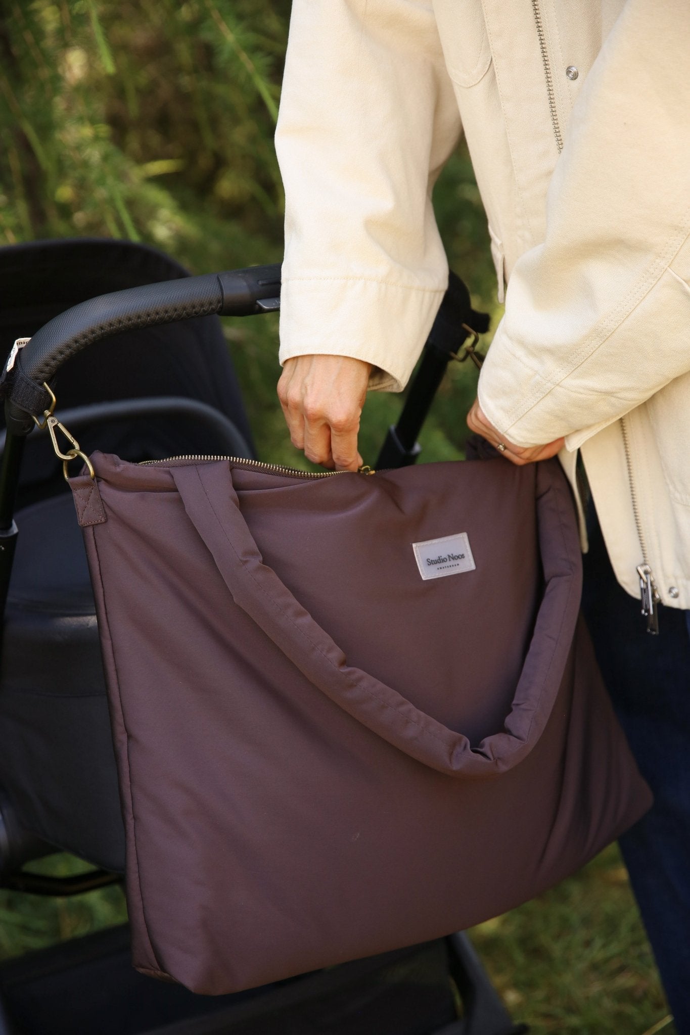 Přebalovací taška STUDIO NOOS Brown Puffy | Lavly.cz