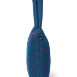 Přebalovací taška STUDIO NOOS Dark Blue Red Hearts Denim | Lavly.cz