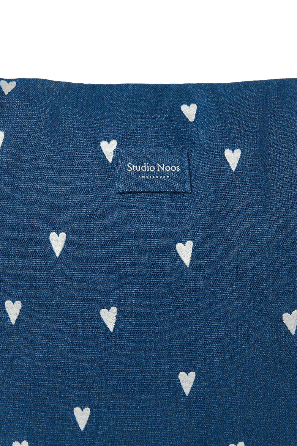 Přebalovací taška STUDIO NOOS Dark Blue White Hearts Denim | Lavly.cz