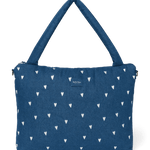 Přebalovací taška STUDIO NOOS Dark Blue White Hearts Denim | Lavly.cz