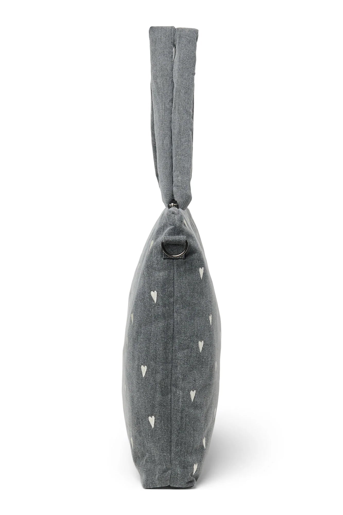 Přebalovací taška STUDIO NOOS Grey Denim Hearts | Lavly.cz