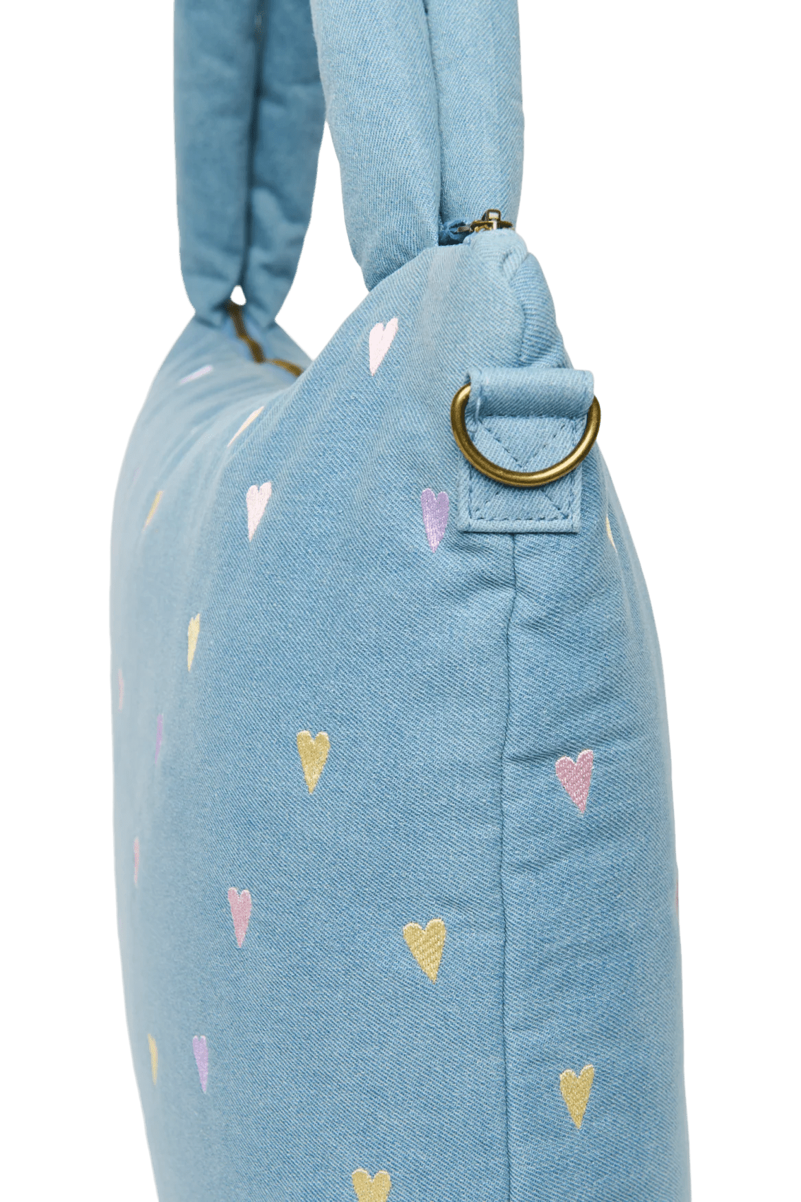 Přebalovací taška STUDIO NOOS Light Blue Hearts Denim | Lavly.cz